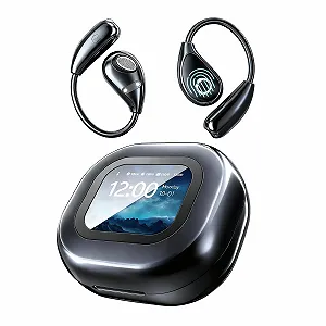 Навушники для перекладу в реальному часі AI  Bluetooth з кольоровим сенсорним РК-екраном 3 в 1 - Фото 1