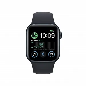 Смарт-часы Apple Watch SE (2nd Generation) GPS 40мм - алюминиевый корпус Midnight с ремешком Midnight Sports - Regular synthetic.ua - Фото 1