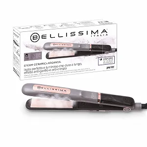 Выпрямитель Bellissima Steam Ceramic & Argan Oil 3 уровня температуры Быстрый нагрев Плавающие пластины - Фото 1