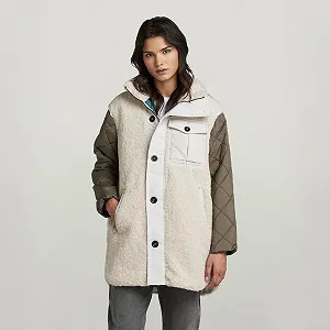 Жіноча куртка G‑Star RAW Teddy Mix Jacket Carley Teddy - M - Фото 1