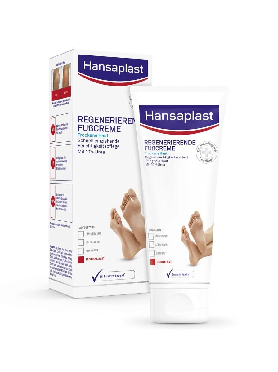Крем для ног Hansaplast Regenerierende регенерирующий с 10% мочевины 100 мл, фото №1 Крем для ног Hansaplast Regenerierende регенерирующий с 10% мочевины 100 мл, фото №1