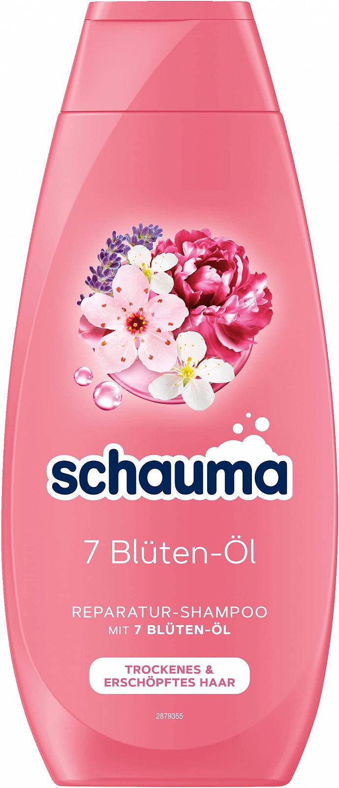 Кондиционер Schauma Schwarzkopf Repair 7 Flower Oil (2 x 250 мл) для сухих и измотанных волос, фото №4