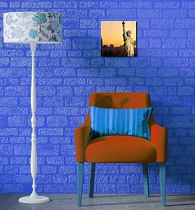 Картина на склі Wallario Statue of Liberty New York 30 x 30 см synthetic.ua - Фото 1