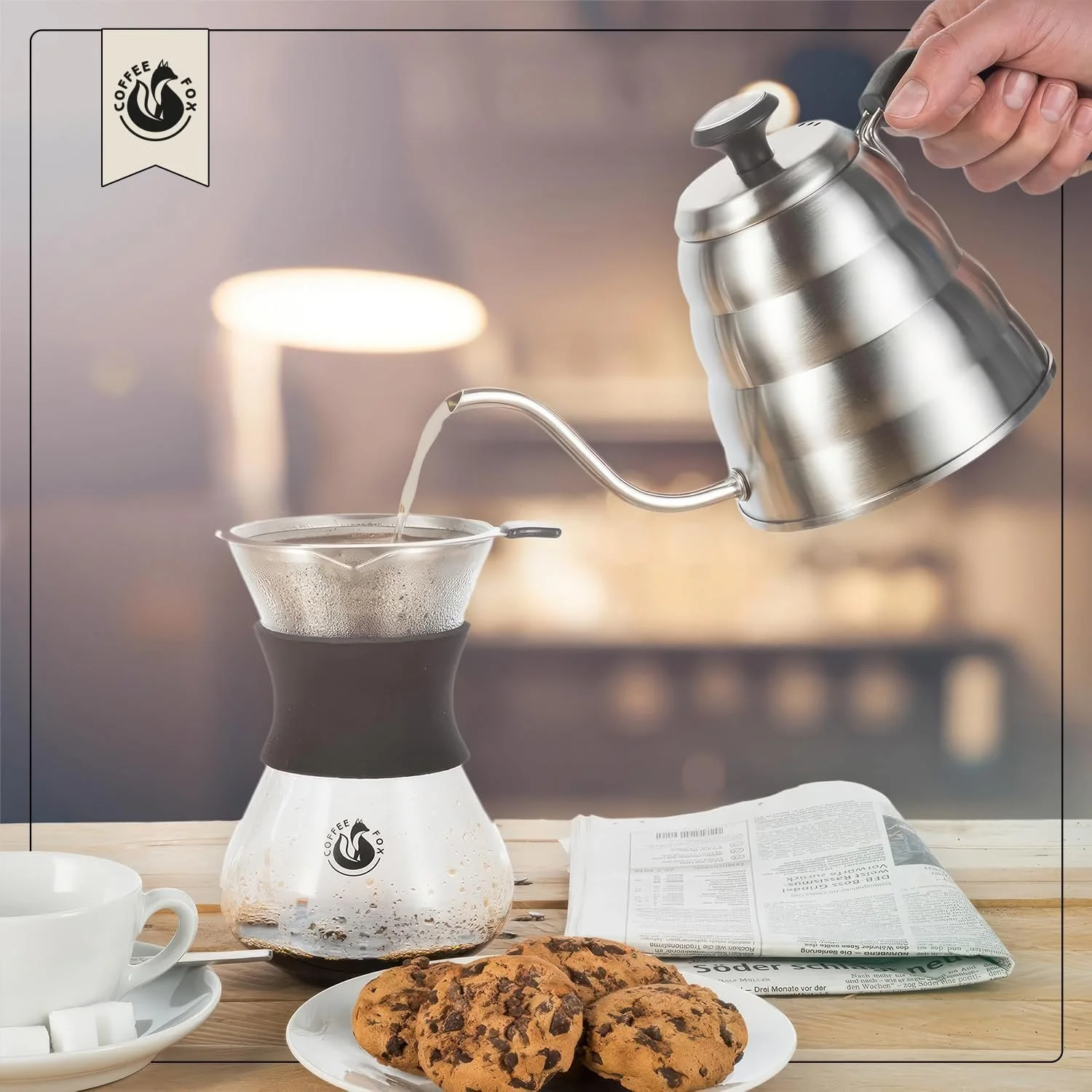 Кавник Coffee Fox, для приготування кави Cold Brew, Pour Over, фото №5