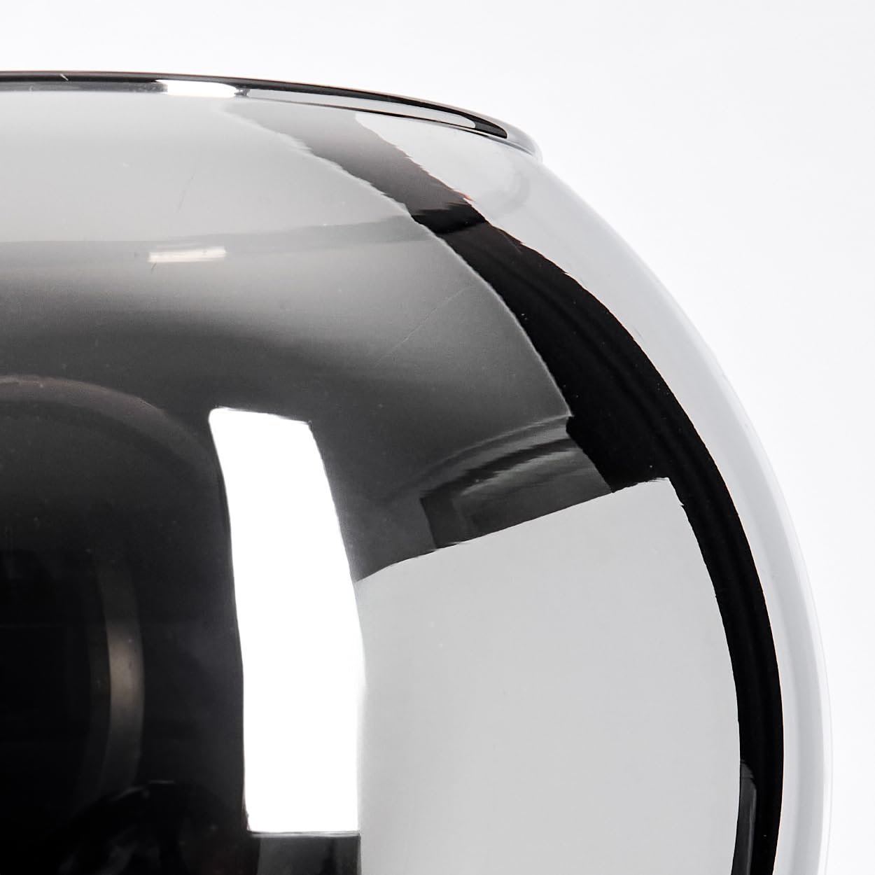 Настільна лампа HOFSTEIN Koyoto E14 15 см Чорний/Хром/Димчастий, фото №2