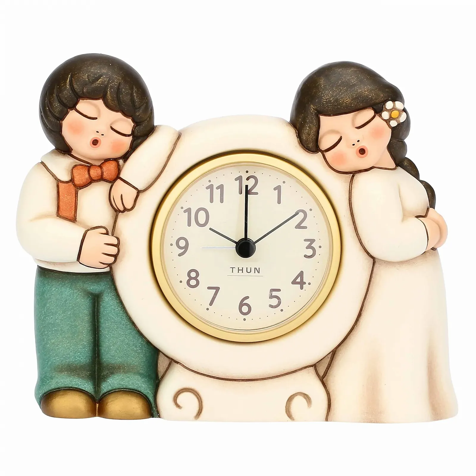 Настольные часы THUN Керамика Коллекция Bomboniera 15.6 x 5.7 x 12.8 см, фото №1 Настольные часы THUN Керамика Коллекция Bomboniera 15.6 x 5.7 x 12.8 см, фото №1