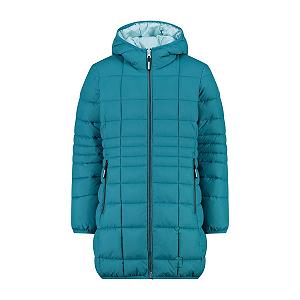 Пальто CMP Kid G Coat Fix Hood бірюзовий - Фото 1