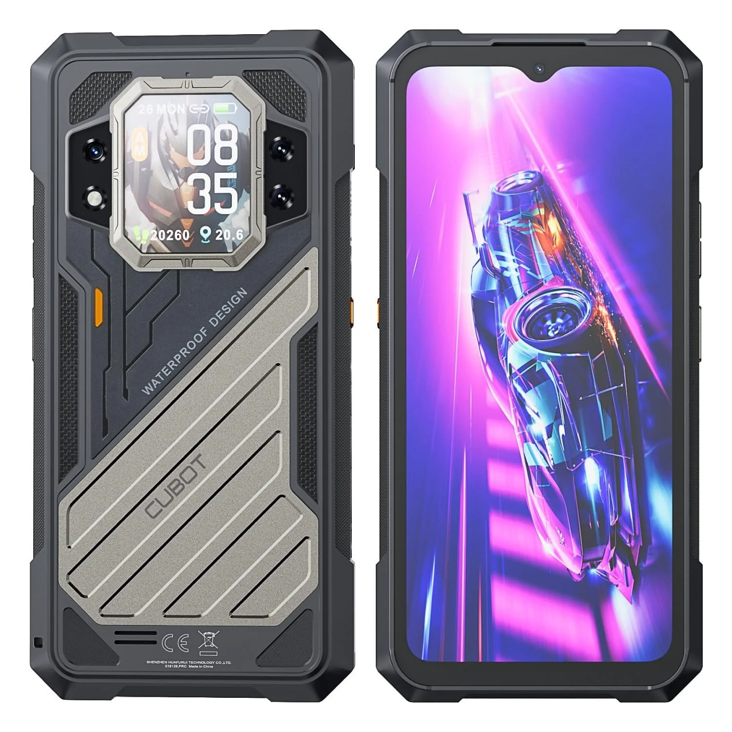 Смартфон CUBOT Kingkong X 6.58 дюйма FHD+ 16/256 GB 100 Мп 10200 mAh Black, фото №2