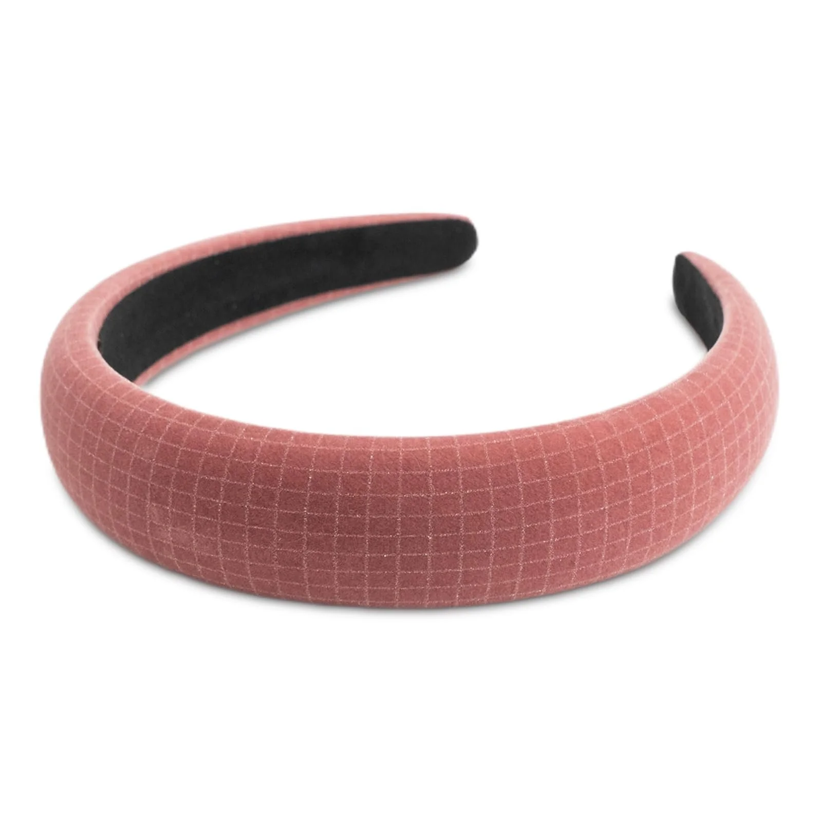 Обруч Оксамитовий М’який Рожевий, фото №1