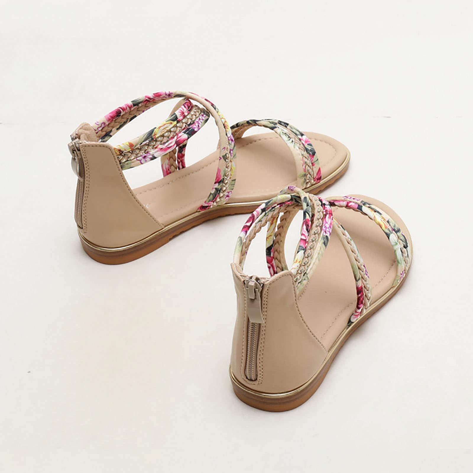 Босоніжки PU шкіра Каблук 2,5 см Абрикос, фото №7 Босоніжки PU шкіра Каблук 2,5 см Абрикос, фото №7