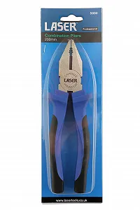 Комбинированные плоскогубцы Laser 5890, 200 мм synthetic.ua - Фото 1