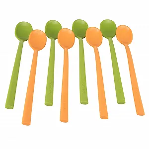 Ложка Tupperware Allegra Набір 4шт Помаранчевий + 4шт Зелений - Фото 1