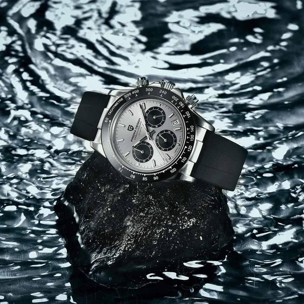 Чоловічий Хронограф Pagani Design Classic 1644, японський механізм VK63, циферблат Panda, фото №4