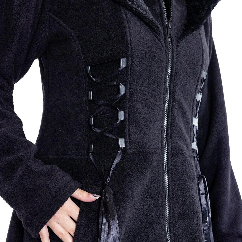 Пальто Poizen Industries Celine Жіноче Чорний, фото №3