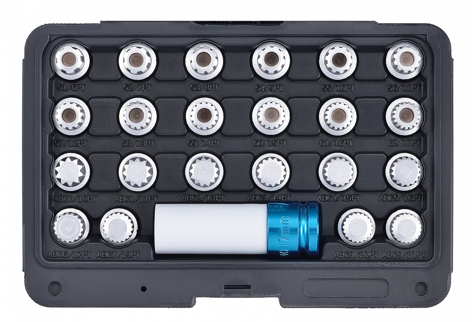 Набор для снятия секреток SW-STAHL 02382L, VW, 23 предмета, фото №1