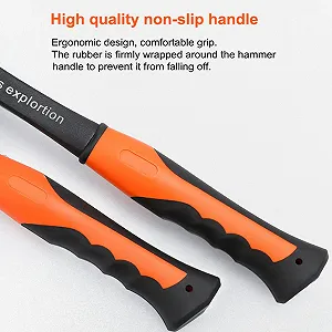 Геологический молоток Carbon steel Острый 800 г synthetic.ua - Фото 1