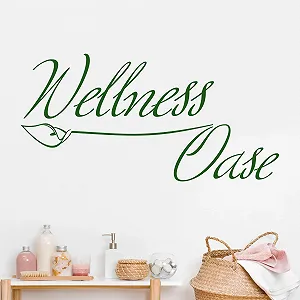 Наклейка на стіну GRAZDesign Wellness Oasis 115 x 57 см Чорна 070 - Фото 1