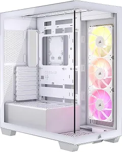 Корпус Corsair 3500X ARGB / Mid-Tower / 3x120mm ARGB Fans / E-ATX / без БЖ / Білий - Фото 1