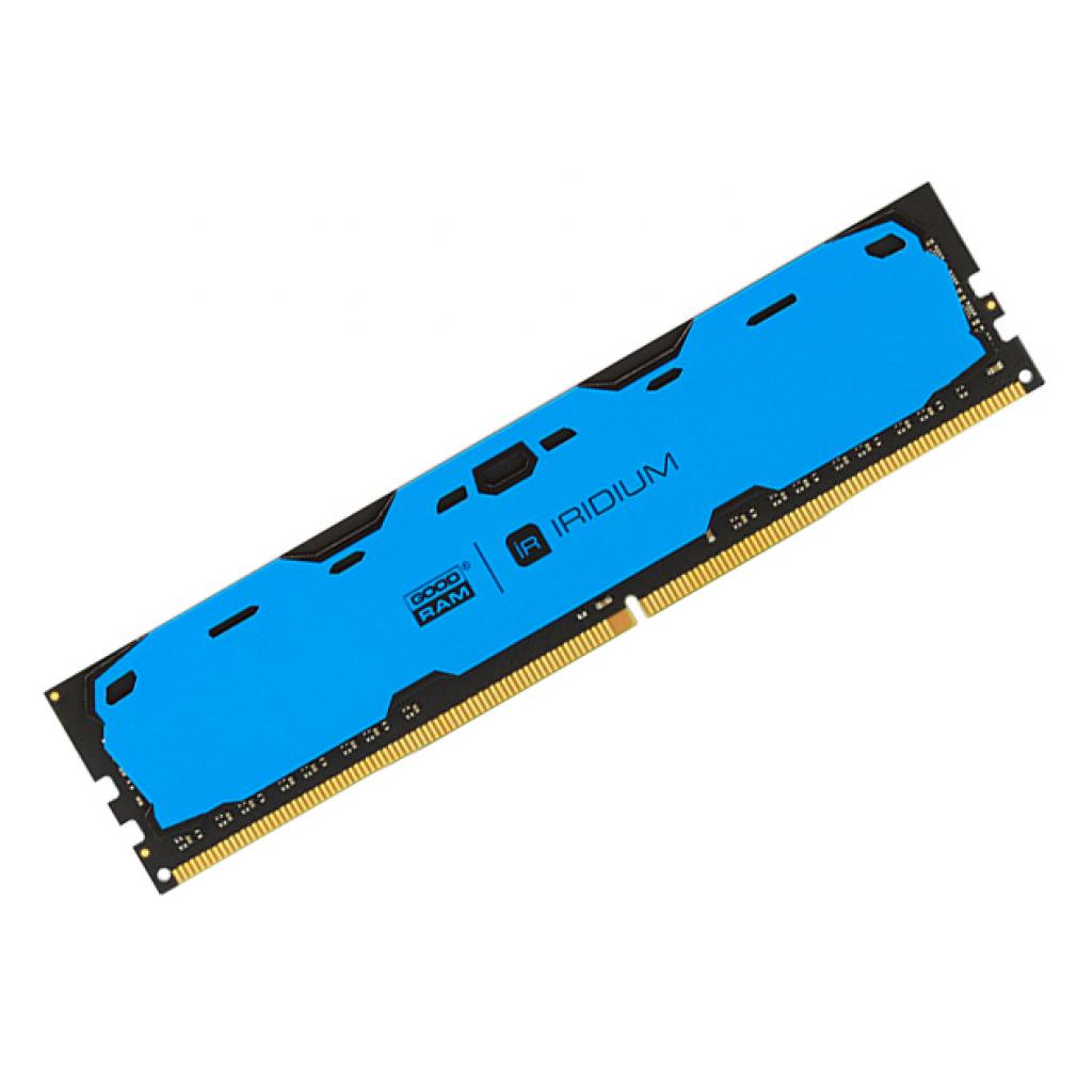 Модуль памяти для компьютера DDR4 8GB 2400 MHz Iridium Blue GOODRAM (IR-B2400D464L15S/8G), фото №2