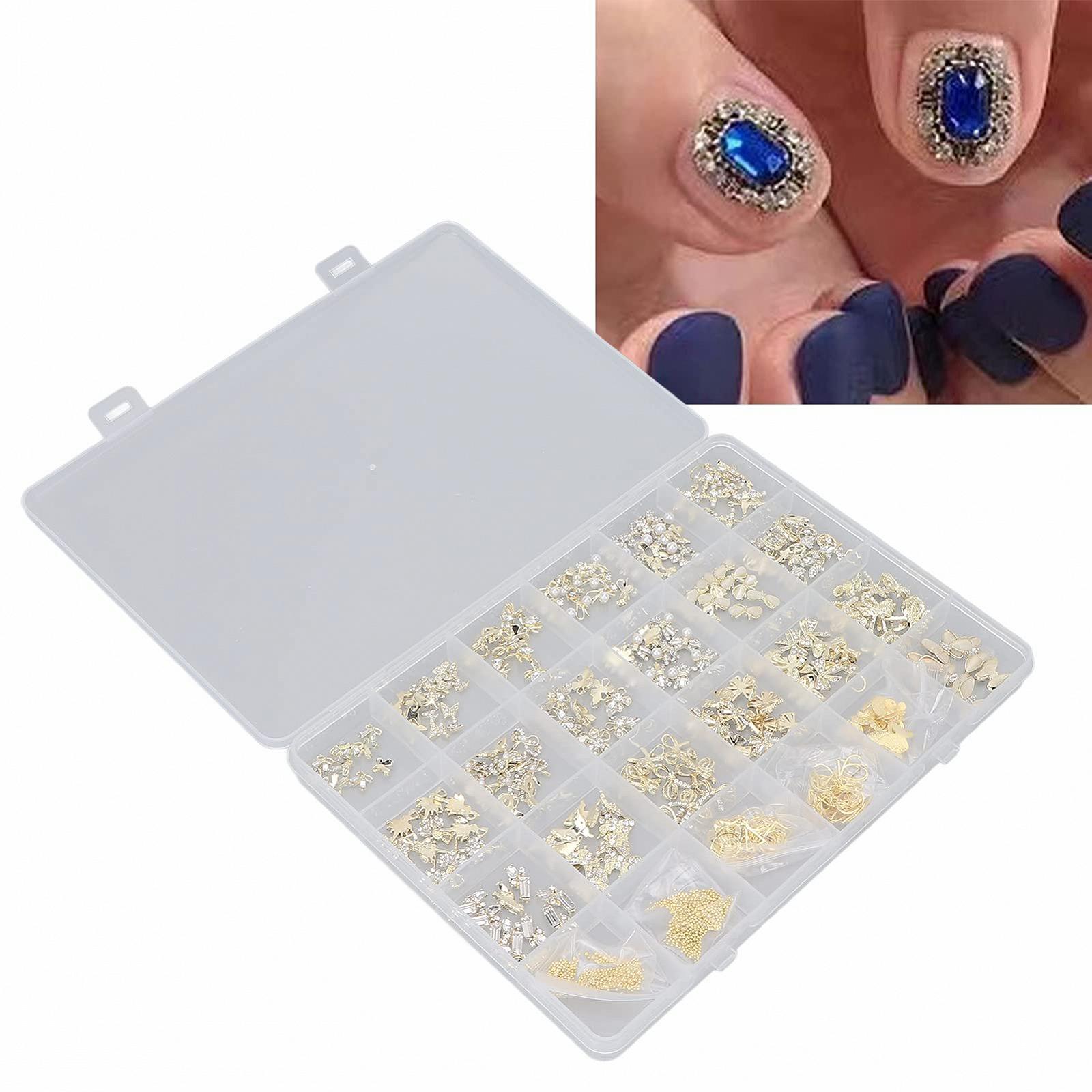 Набір для дизайну нігтів: дорогоцінне каміння, стрази, прикраси для телефонів, фото №6