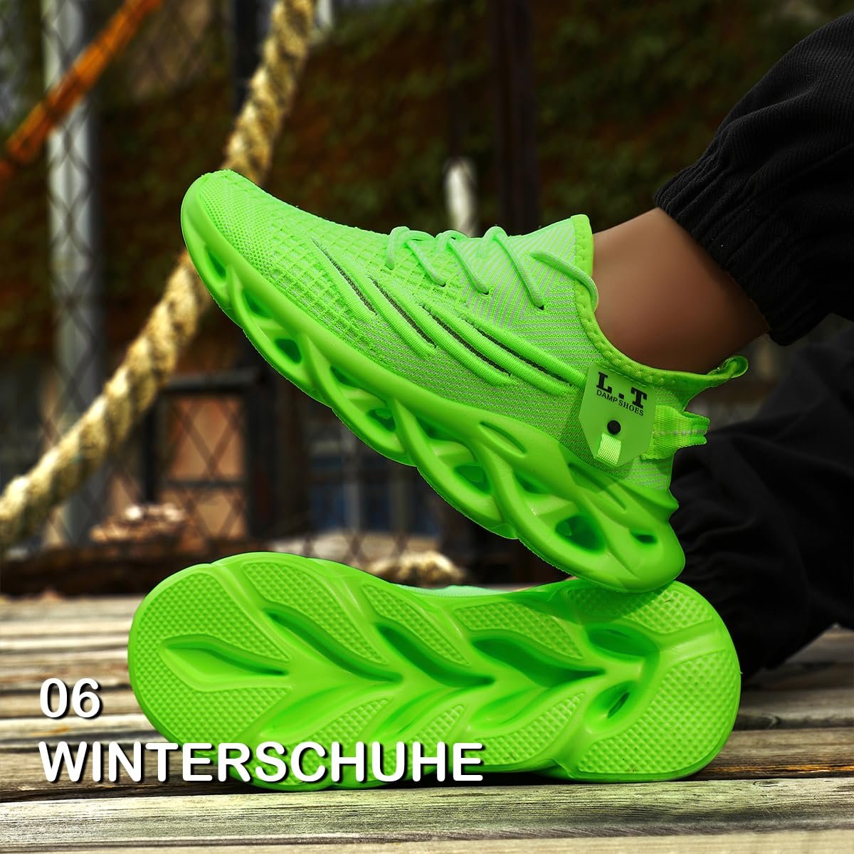 Чоловічі зимові утеплені черевики ZDFQLGV для активного відпочинку Водонепроникні, фото №7