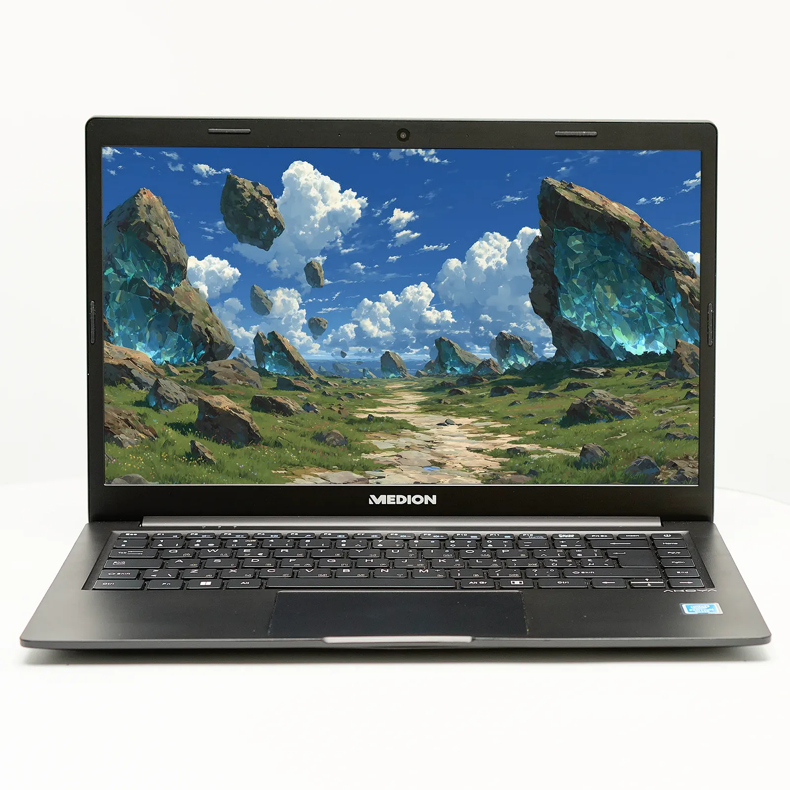 Ноутбук 14" Medion (Lenovo Group) Akoya E4251 | Чотириядерний Intel | RAM DDR4 8 ГБ | SSD 128 ГБ | Intel Graphics | Металевий корпус | Ультрабук | AKБ до 8 годин | Win10 (5103), фото №1