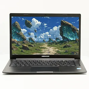 Ноутбук 14" Medion (Lenovo Group) Akoya E4251 | Чотириядерний Intel | RAM DDR4 8 ГБ | SSD 128 ГБ | Intel Graphics | Металевий корпус | Ультрабук | AKБ до 8 годин | Win10 (5103) - Фото 1