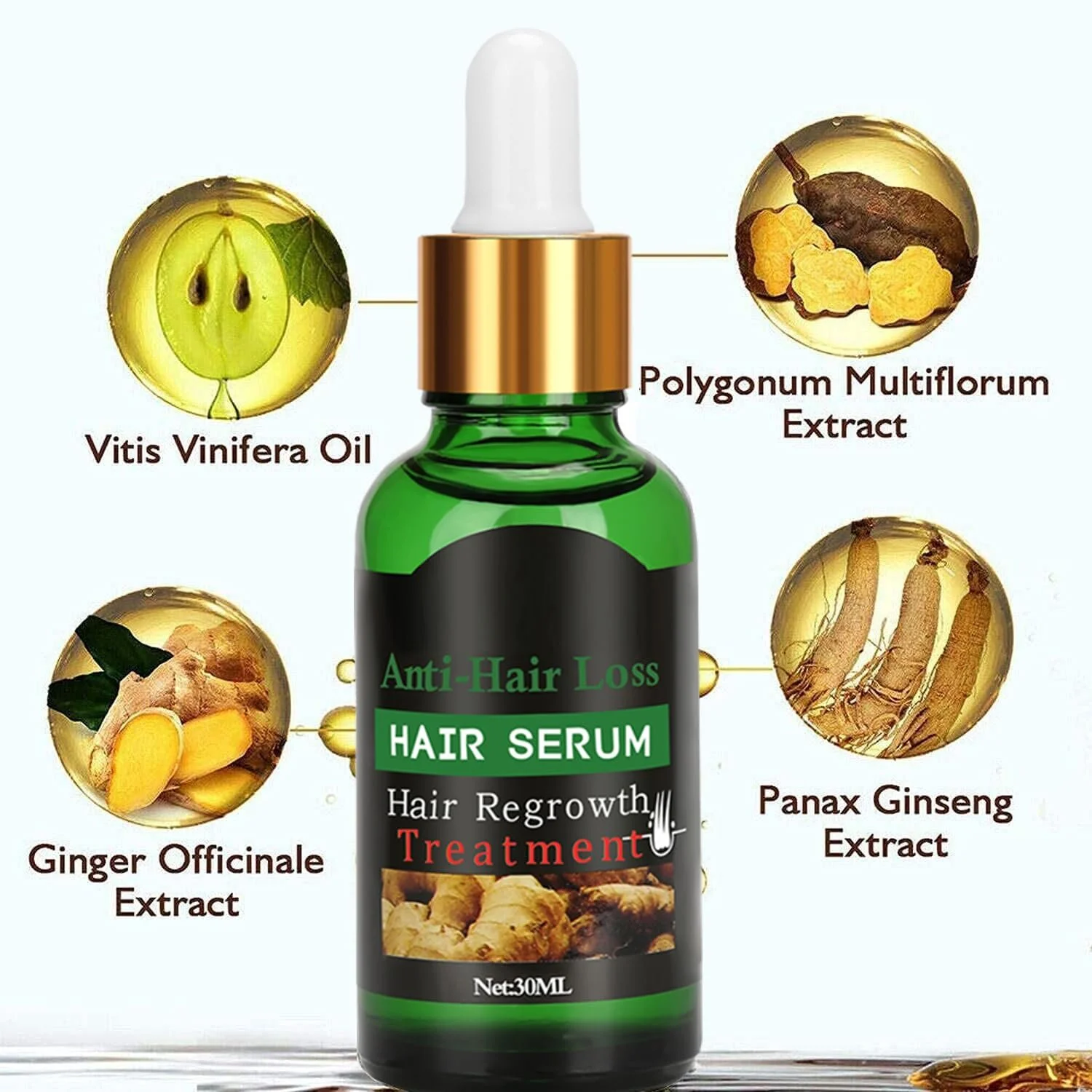 Мезоролер Youufangg з 2 наборами сироватки для росту волосся, проти випадіння волосся, фото №3 Мезоролер Youufangg з 2 наборами сироватки для росту волосся, проти випадіння волосся, фото №3