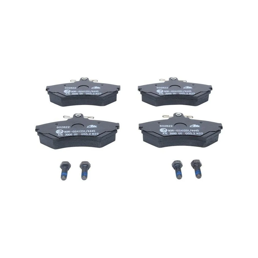 Комплект гальмівних колодок, дискове гальмо ATE 13.0460-2822.2 для VAG, передня вісь, фото №1