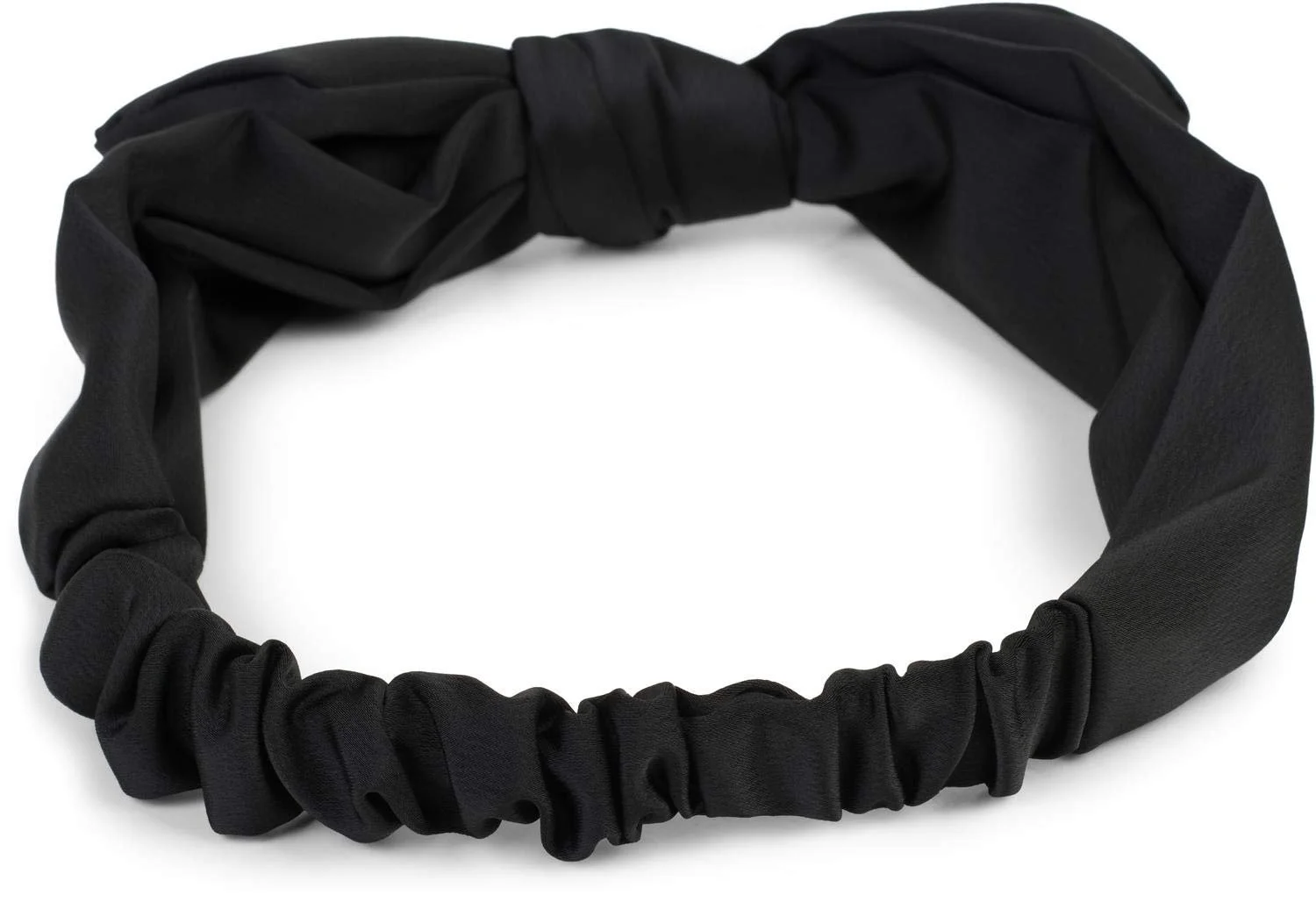 Пов'язка на голову з бантом styleBREAKER однотонна з еластичною стрічкою 04026035, фото №2