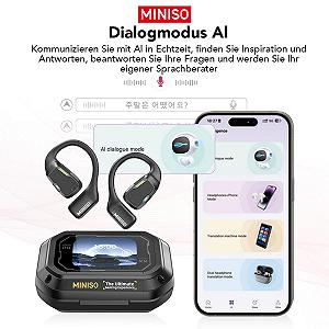 Наушники-переводчики MINISO M98 Ki, 3-в-1 с переводом в реальном времени, 135 языков цена на synthetic.ua - Фото 1 Наушники-переводчики MINISO M98 Ki, 3-в-1 с переводом в реальном времени, 135 языков synthetic.ua - Фото 1