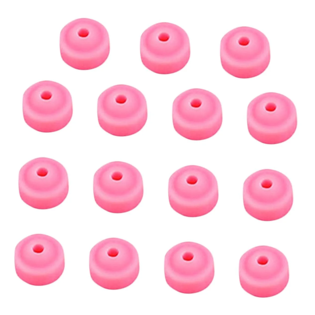 Держатель для насадок на дрель OATIPHO 15 шт., резиновый пылезащитный, розовый силикагель, фото №1