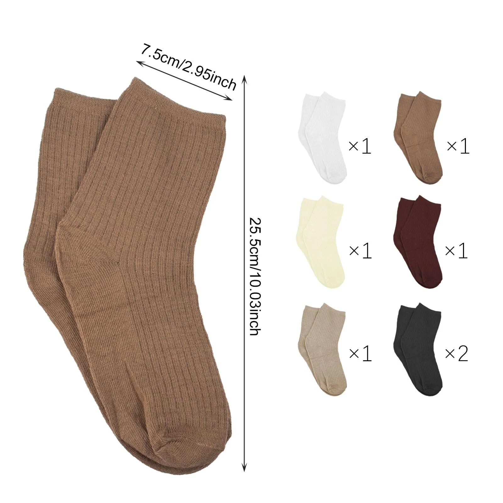 Жіночі шкарпетки Багатоколірний, 6 пар, 37-40, фото №3 Жіночі шкарпетки Багатоколірний, 6 пар, 37-40, фото №3