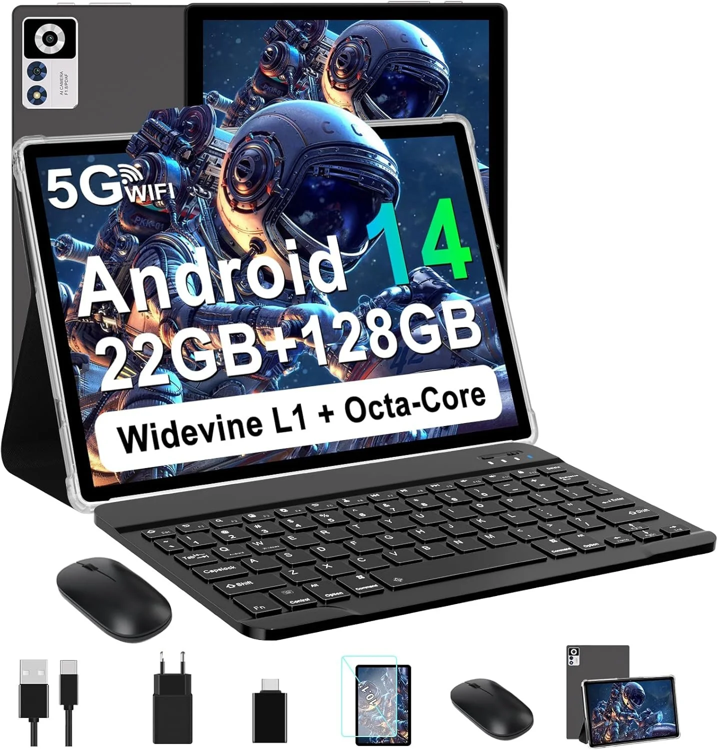 Планшет 10.1" ZIOVO Z168 (6+16)/128ГБ 2 ядер Android 14 8000 mAh Чорний, фото №1 Планшет 10.1" ZIOVO Z168 (6+16)/128ГБ 2 ядер Android 14 8000 mAh Чорний, фото №1