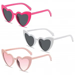 Солнцезащитные очки Сердце старинные многоцветные - Фото 1