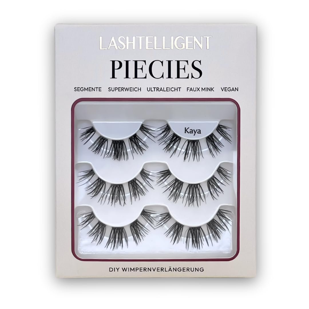 Система DIY Нарощування Вій LASHTELLIGENT 3 Пари Війкові Сегменти Кластер Накладні Вії Об'єм Гламур Стиль Kaya, 3D Завиток, фото №1 Система DIY Нарощування Вій LASHTELLIGENT 3 Пари Війкові Сегменти Кластер Накладні Вії Об'єм Гламур Стиль Kaya, 3D Завиток, фото №1
