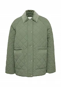 Куртка s.Oliver стьобана з вельветовими деталями - для щоденного носіння - Фото 1