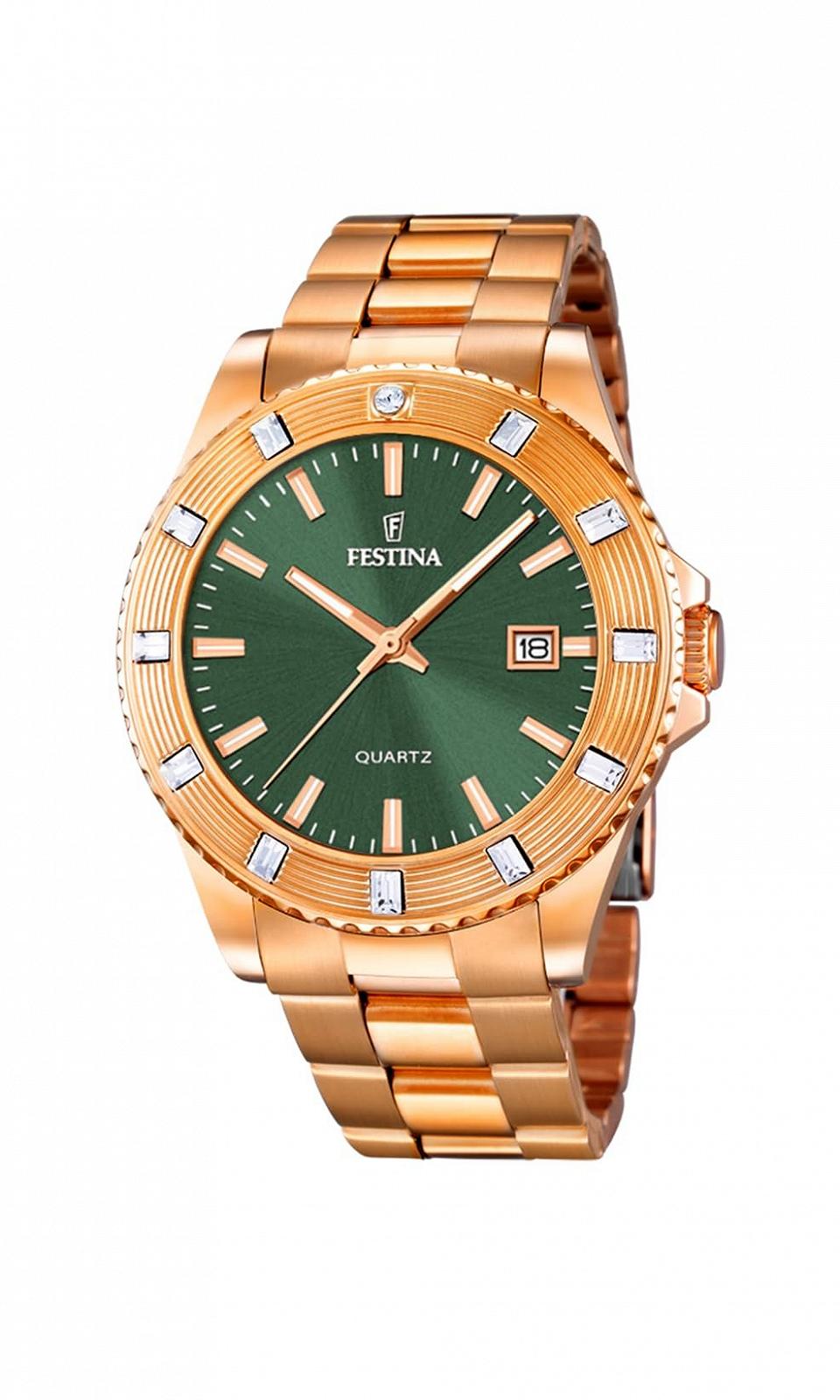 Жіночий годинник Festina F16787/3 Outlet, корпус з нержавіючої сталі, рожевий браслет з нержавіючої сталі, фото №1 Жіночий годинник Festina F16787/3 Outlet, корпус з нержавіючої сталі, рожевий браслет з нержавіючої сталі, фото №1