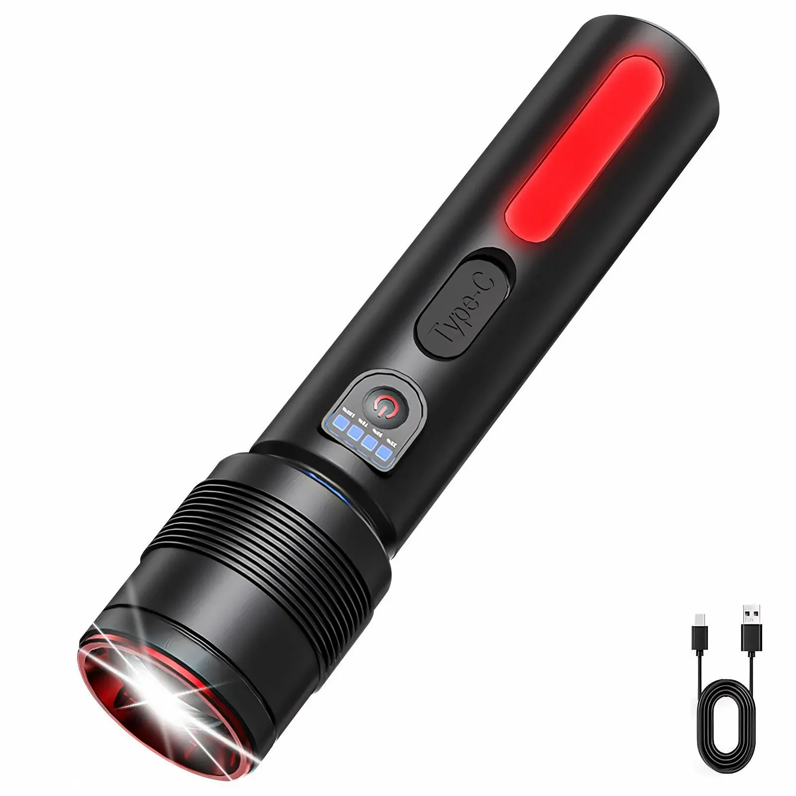 Ліхтар Акумуляторний LED 1800 MAh IPX4 Водонепроникний 3 режими освітлення, фото №1