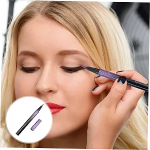 Олівець для очей Angoily Кольоровий з блискітками Фіолетовий ціна на synthetic.ua - Фото 1 Олівець для очей Angoily Кольоровий з блискітками Фіолетовий synthetic.ua - Фото 1