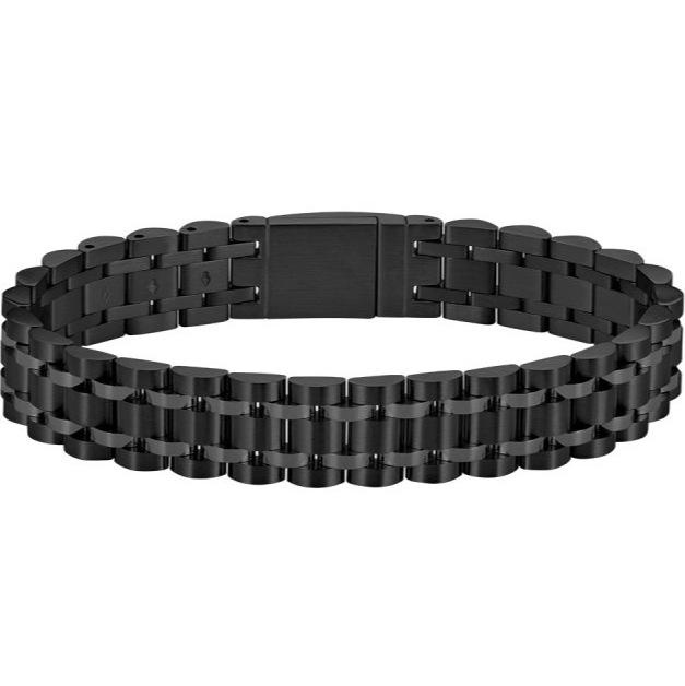 Чоловічий браслет BOSS Чорний, фото №2