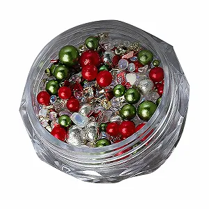 Мікс смоляних намистин з пласкою задньою частиною для рукоділля, намистин, стразів обличчя, мікс стразів - Фото 1