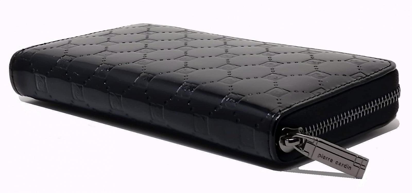 Кошелек PIERRE CARDIN Jenuos Большой Женский Большой Длинный Кошелек Элегантная Сумка Кожаный Кошелек Много Карт с Карманом на Молнии для Женщин, черный, contemporaneo, фото №5