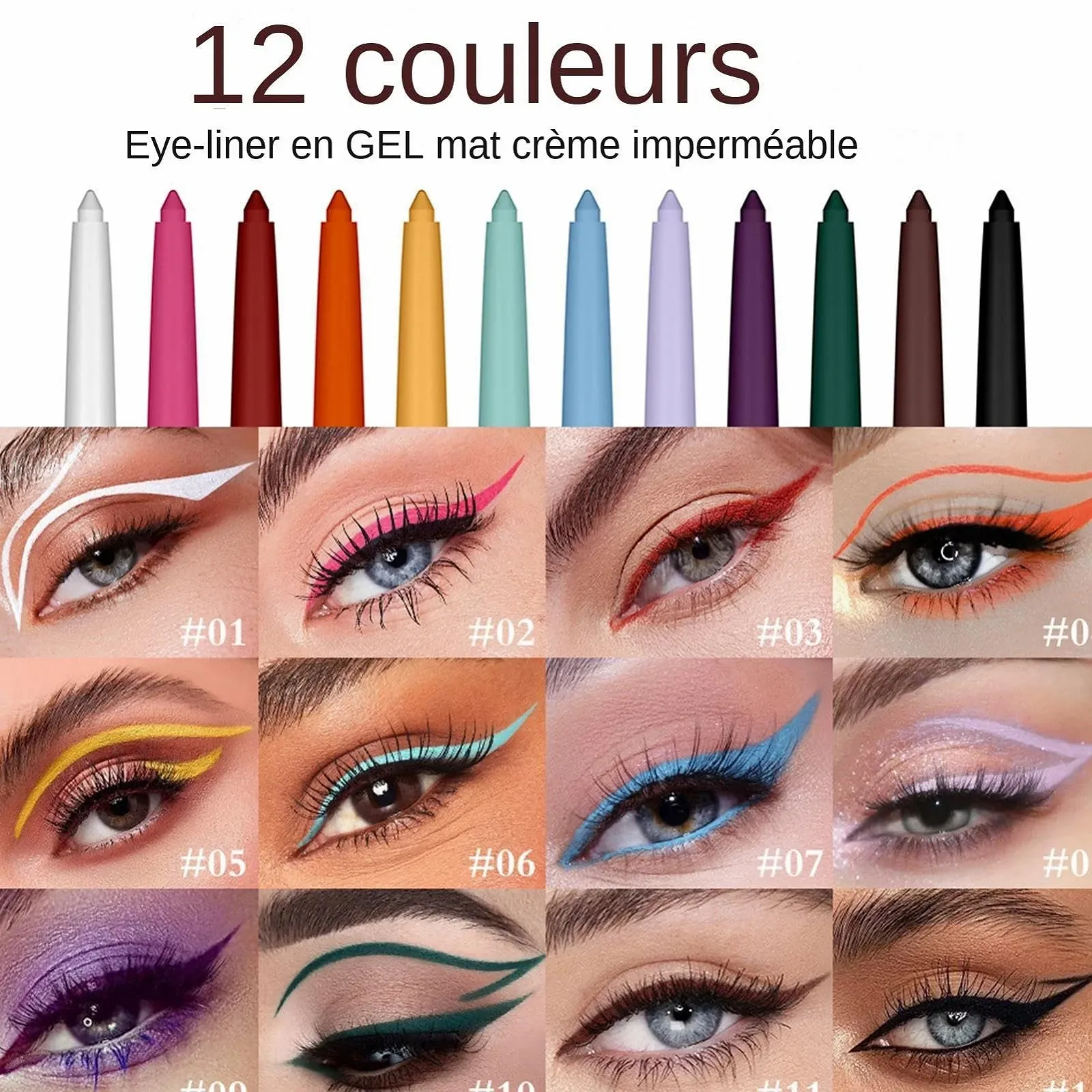 Олівець для очей Bunte Набір, фото №4 Олівець для очей Bunte Набір, фото №4