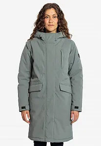 Жіноча зимова парка ELKLINE Berlin, подовжена, водонепроникна, тепла, великі кишені 2019067 synthetic.ua - Фото 1