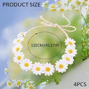 Венок для волос с цветами Hippie synthetic.ua - Фото 1