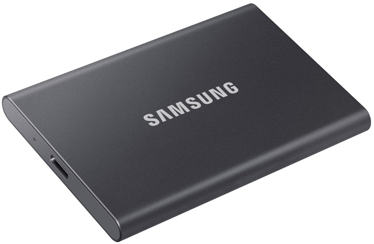 SSD накопичувач Samsung T7 Titan Gray 1TB (MU-PC1T0T/WW), фото №4