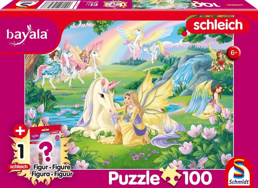 Пазл Schmidt Spiele Bayala Magic Unicorns 100 деталей с фигуркой Schleich, фото №4 Пазл Schmidt Spiele Bayala Magic Unicorns 100 деталей с фигуркой Schleich, фото №4