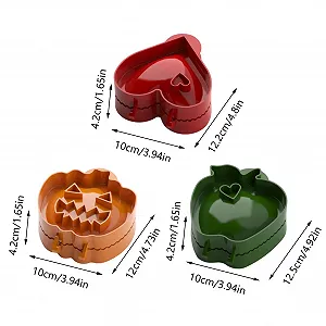 Формы для пирожков набор пресс-форм 3 шт. антипригарные с фигурным краем для выпечки и печенья synthetic.ua - Фото 1