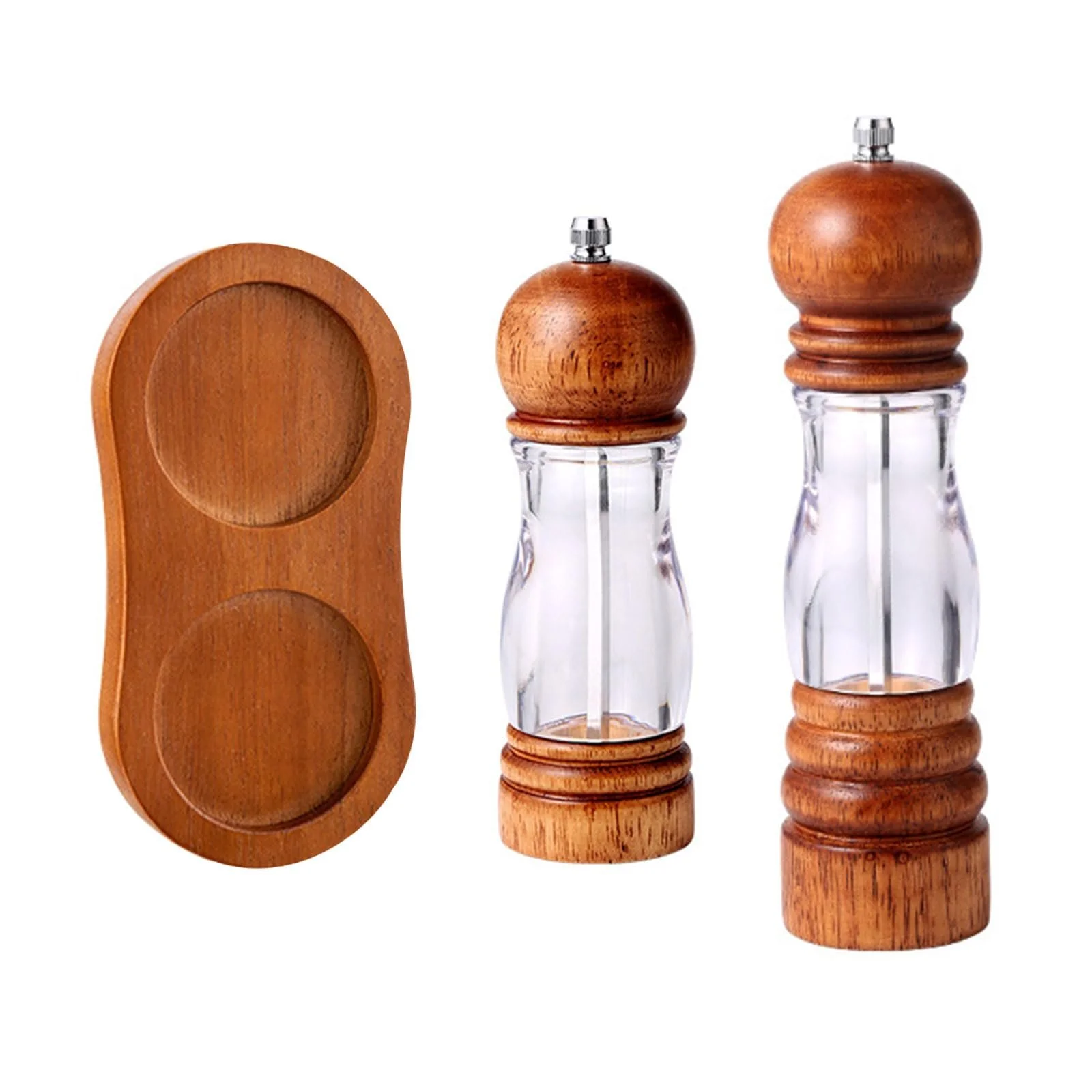 Млин для спецій регульованого помелу Дерев'яний для перцю, фото №8